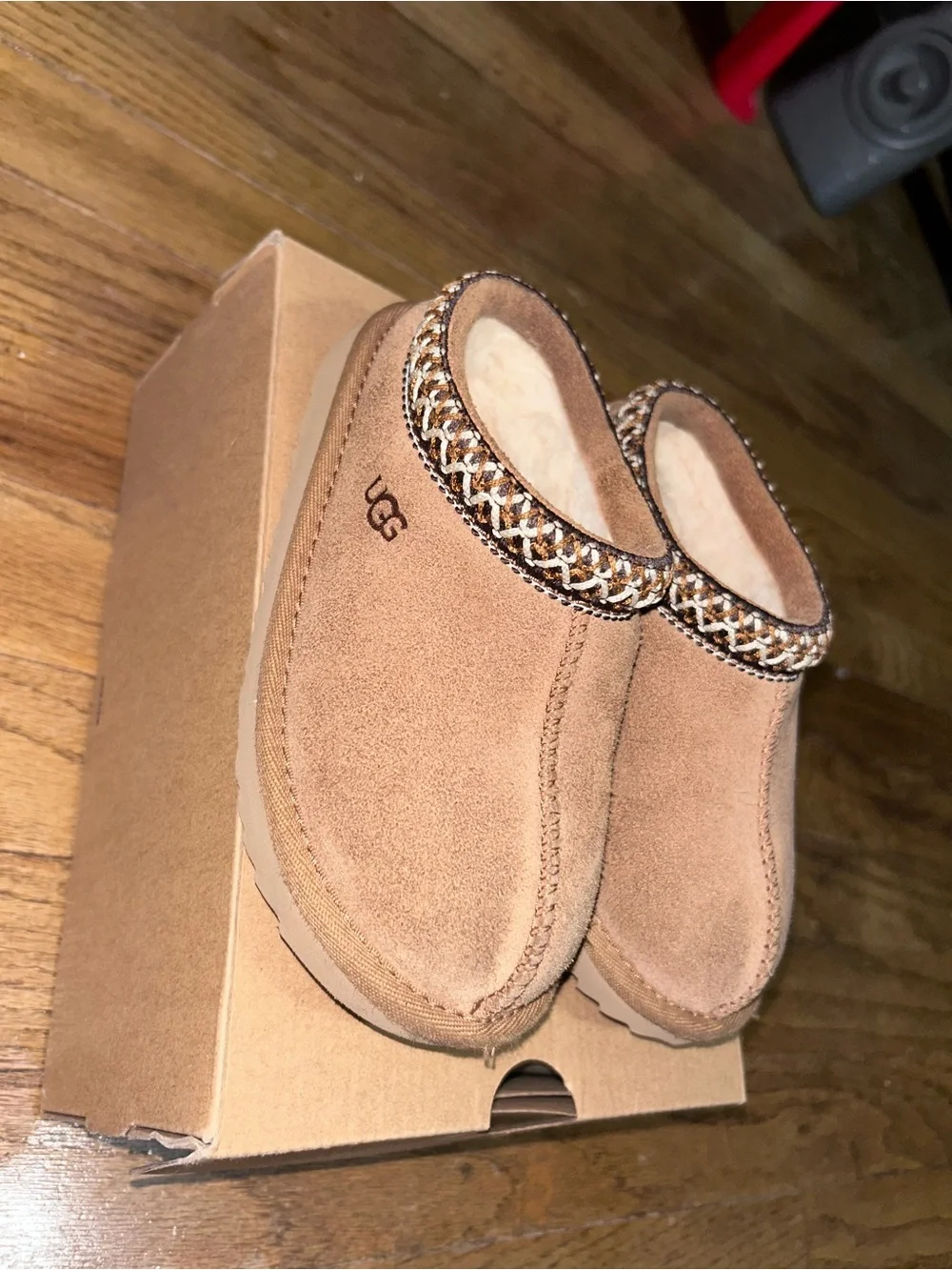 Kids Ugg Moccasins - Tan